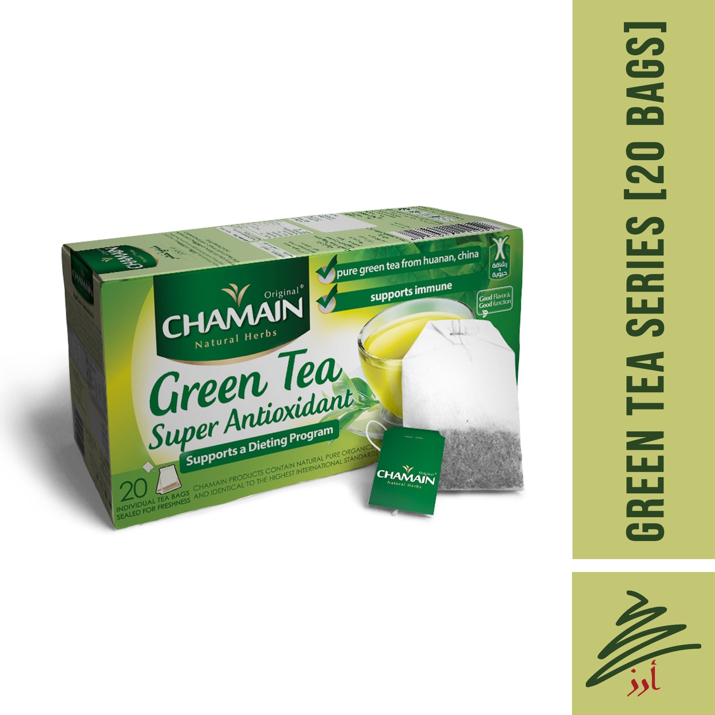 CHAMAIN Assorted Tea Green Tea Series [20 Bags]