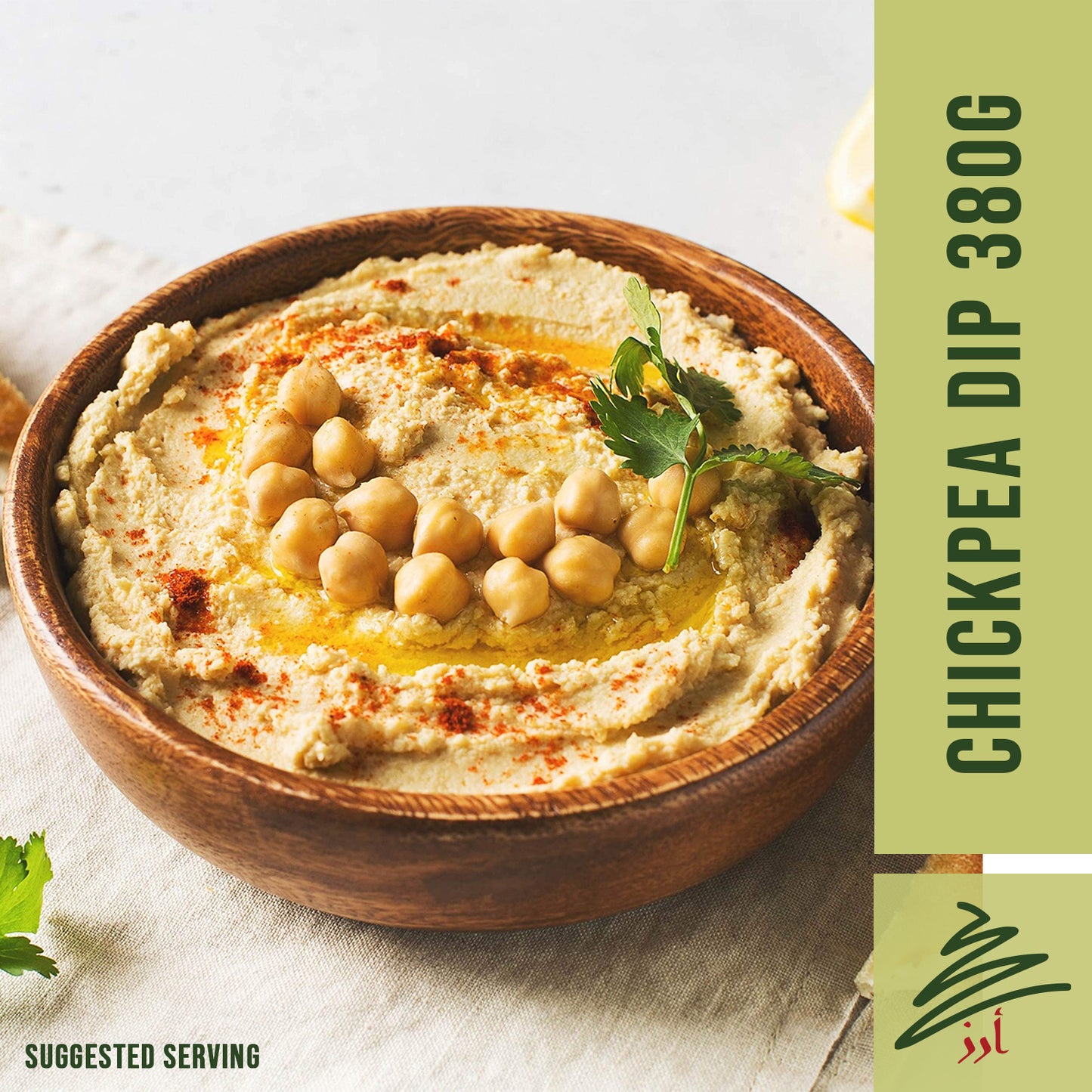 CHTOURA GARDEN Lebanese Chickpea Dip Hummus [185g]